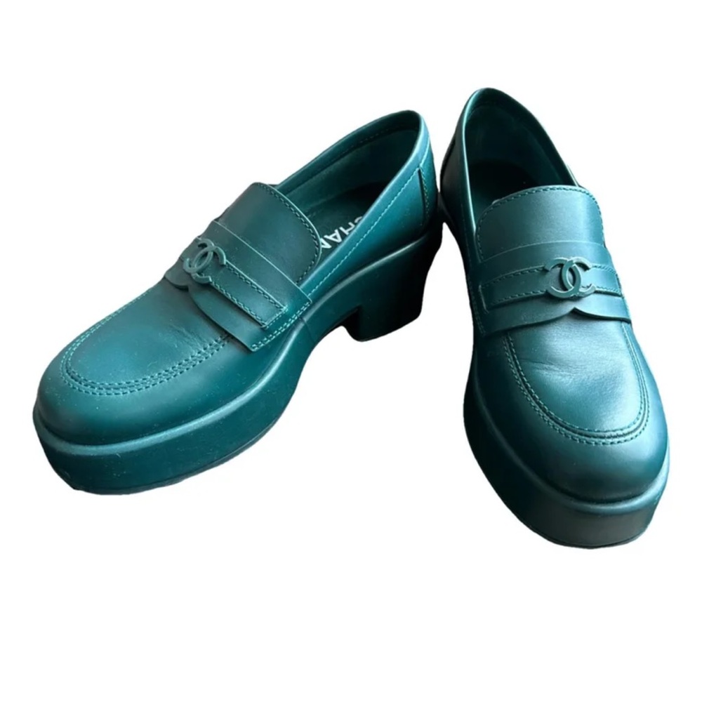 Chanel CC loafers